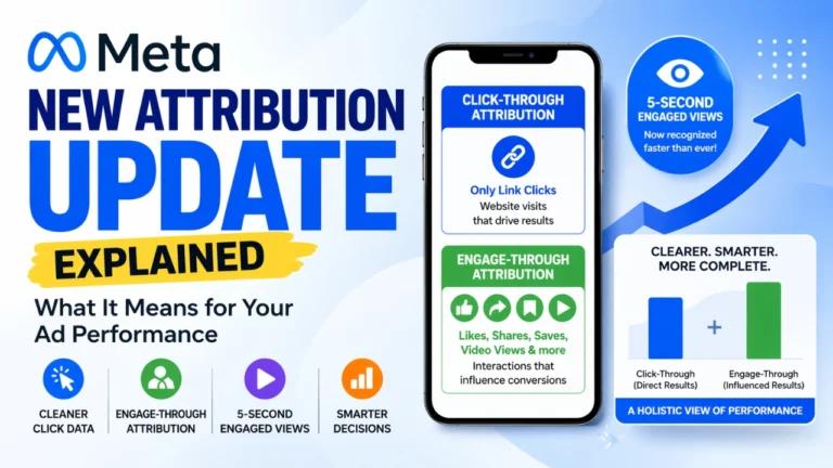 Meta attribution update explained – how click-through attribution and engage-through attribution impact ad performance