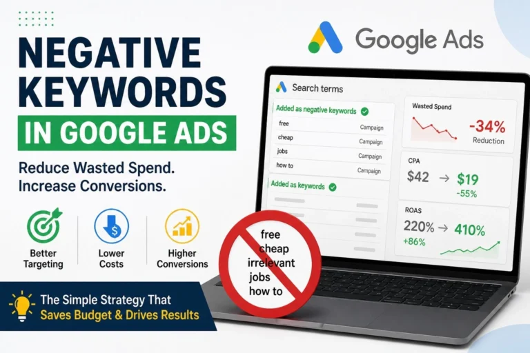 negative keywords in google ads