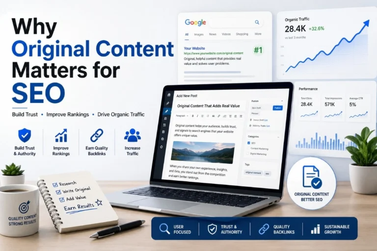 Original Content Matters for SEO and Rankings