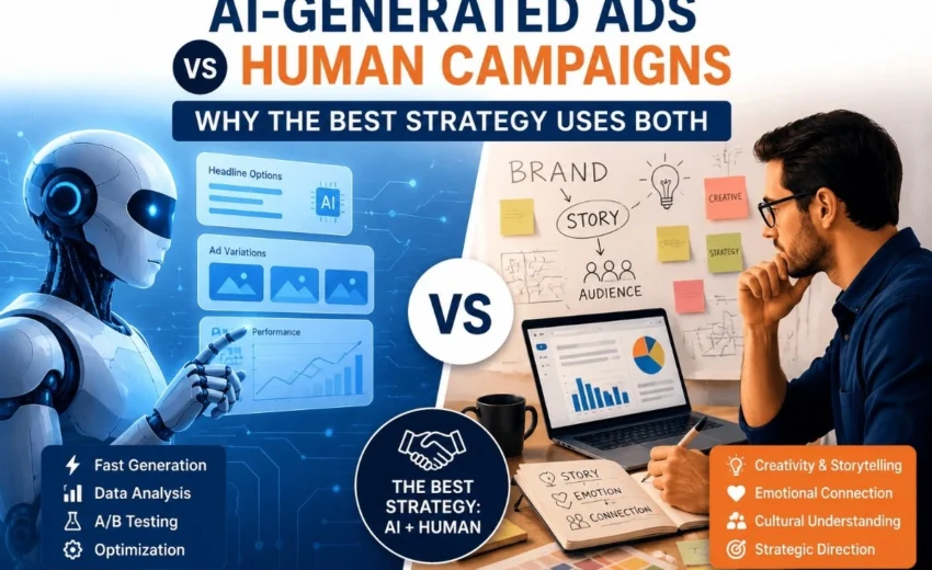 AI-Generated Ads vs Human Campaigns: Why the Best Strategy Uses Both