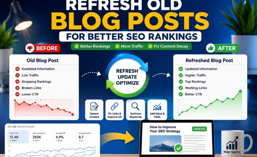 How to Refresh Old Blog Posts for Better SEO Rankings