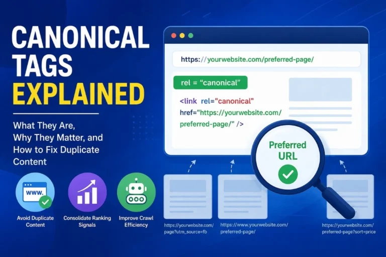 Canonical Tags Explained – How Canonical Tags Help Fix Duplicate Content and Improve SEO