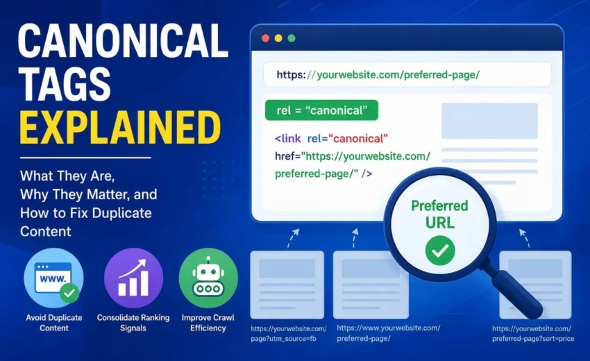 Canonical Tags Explained: What They Are, Why They Matter, and How to Fix Duplicate Content