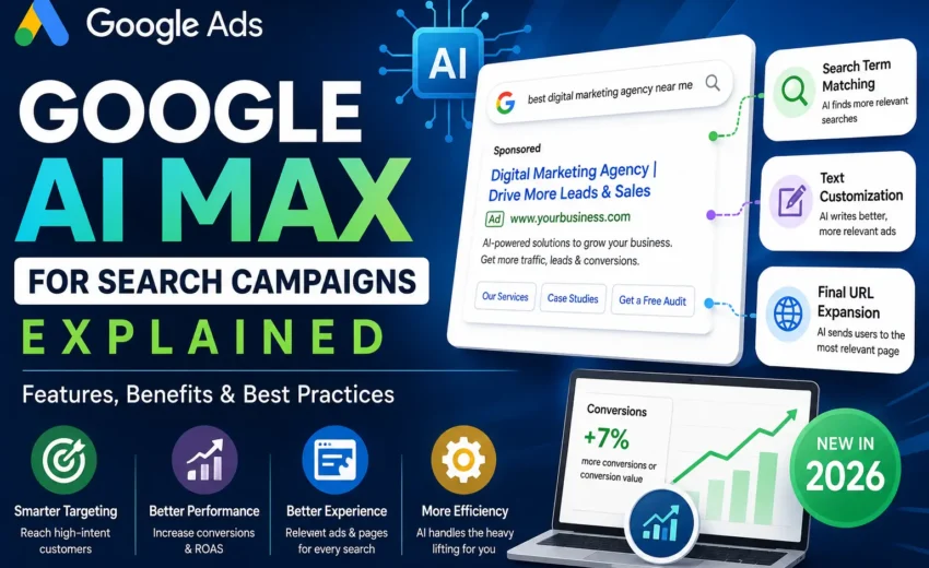 Google AI Max for Search Campaigns Explained: Features, Benefits & Best Practices