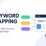 Keyword mapping SEO guide showing keywords assigned to website pages