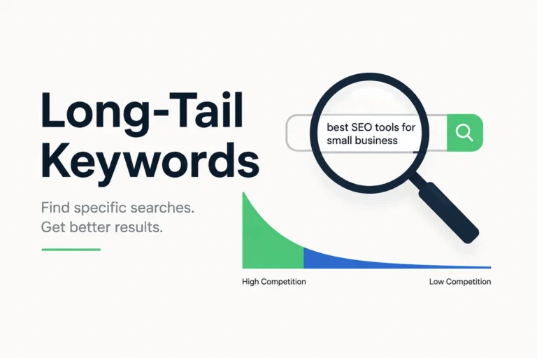 Long-tail keywords for SEO