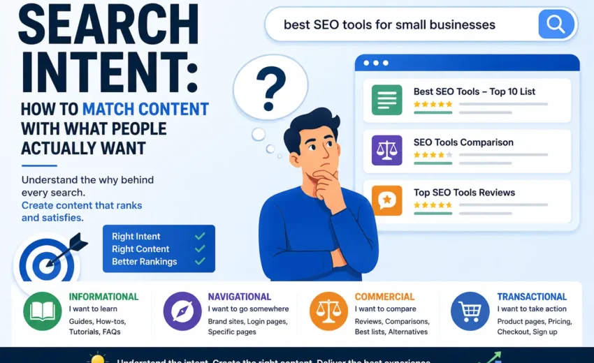 Search Intent: How to Match Content With What People Actually Want
