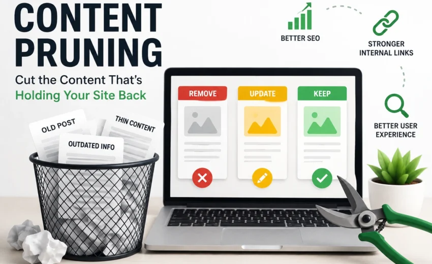 Content Pruning: A Practical Guide to Cutting the Content That’s Holding Your Site Back