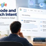 Google AI Mode and search intent illustration showing conversational search and how SEO needs to adapt.