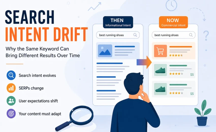 Search Intent Drift: Why Your Keyword Stays the Same But Rankings Change