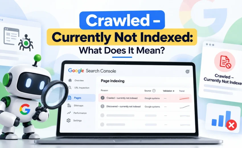 Crawled – Currently Not Indexed: What Does It Mean?