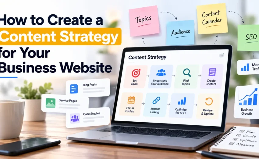 How to Create a Content Strategy for Your Business Website
