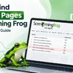Finding orphan pages in Screaming Frog SEO Spider