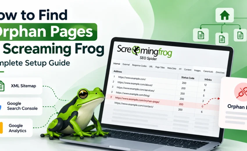 How to Find Orphan Pages in Screaming Frog: Complete Setup Guide